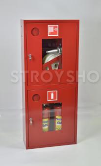 Шкаф пожарный ШПК-320НОК навесной открытый красный