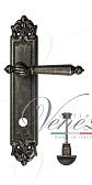 Дверная ручка Venezia на планке PL96 мод. Pellestrina (ант. серебро) сантехническая