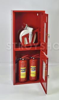 Шкаф пожарный ШПК-320НОК навесной открытый красный