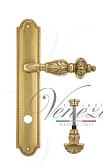 Дверная ручка Venezia на планке PL98 мод. Lucrecia (полир. латунь) сантехническая, пов