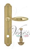 Дверная ручка Venezia на планке PL98 мод. Maggiore (полир. латунь) сантехническая, пов