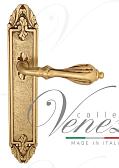 Дверная ручка Venezia на планке PL90 мод. Anafesto (франц. золото) проходная